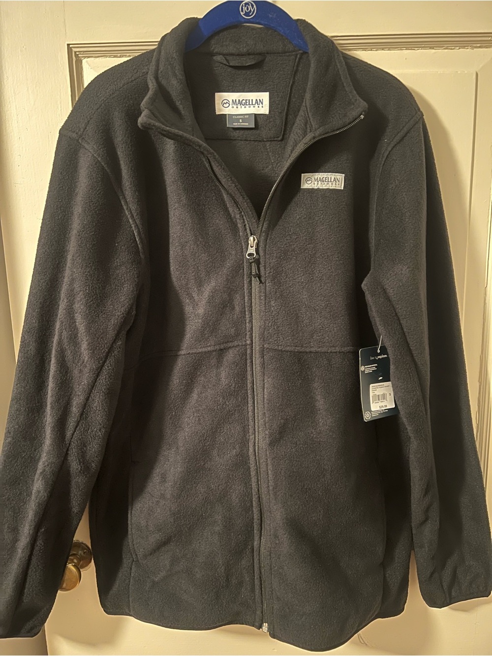Magellan Outdoors Men's Black Full-Zip Fleece Jacket